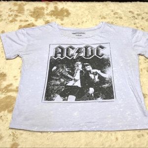 Live Nation | AC/DC Graphic Crop-top